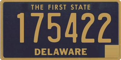 DE license plate 175422