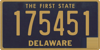 DE license plate 175451