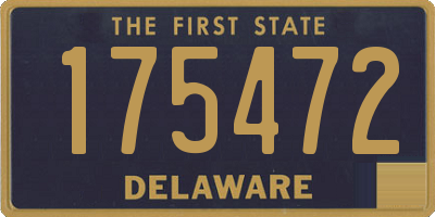 DE license plate 175472