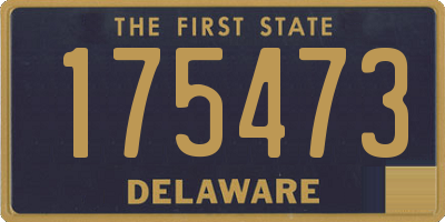 DE license plate 175473