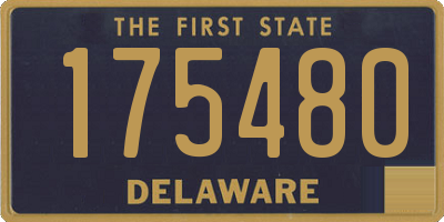 DE license plate 175480