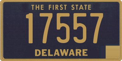 DE license plate 17557