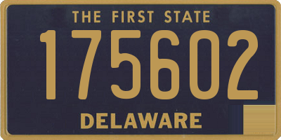 DE license plate 175602