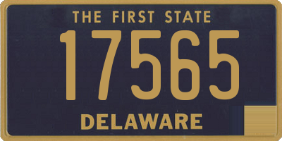 DE license plate 17565