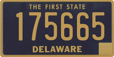 DE license plate 175665