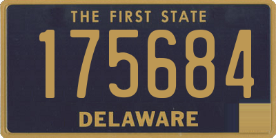 DE license plate 175684