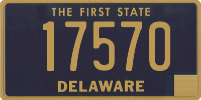 DE license plate 17570