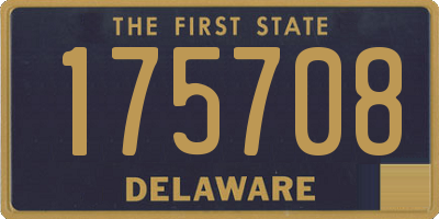 DE license plate 175708