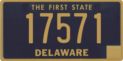 DE license plate 17571