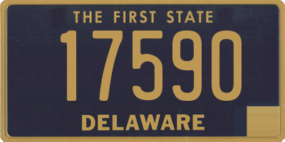 DE license plate 17590