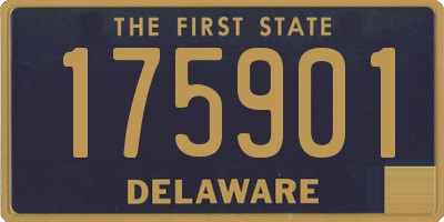 DE license plate 175901