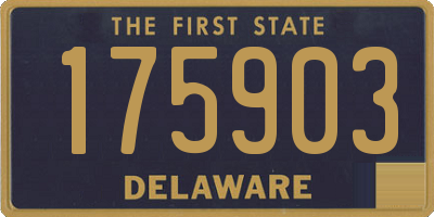 DE license plate 175903