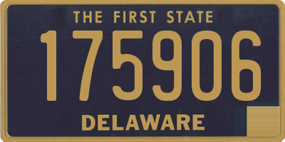 DE license plate 175906