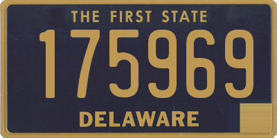 DE license plate 175969