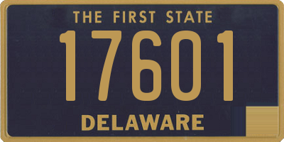 DE license plate 17601