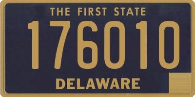 DE license plate 176010