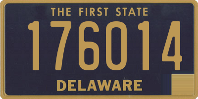 DE license plate 176014