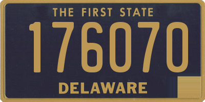 DE license plate 176070