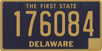 DE license plate 176084