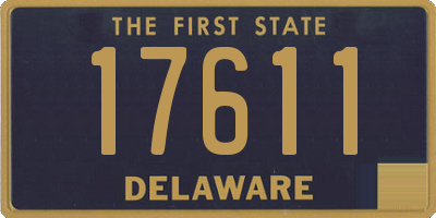 DE license plate 17611