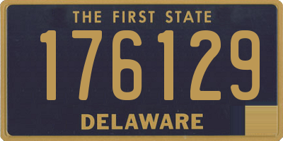 DE license plate 176129