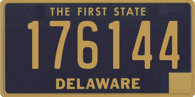 DE license plate 176144