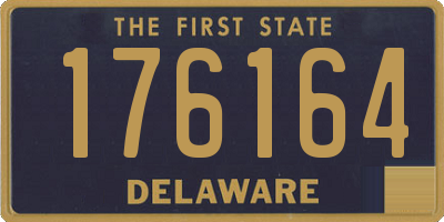 DE license plate 176164