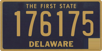 DE license plate 176175