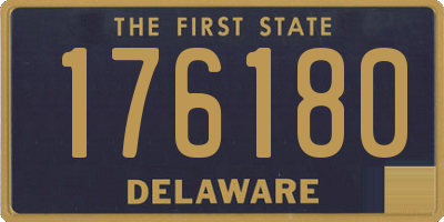 DE license plate 176180