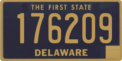 DE license plate 176209