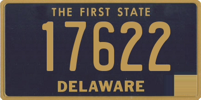 DE license plate 17622