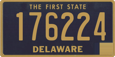 DE license plate 176224