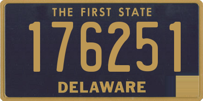 DE license plate 176251