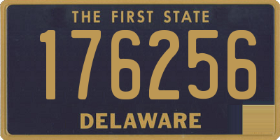 DE license plate 176256