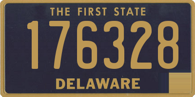 DE license plate 176328