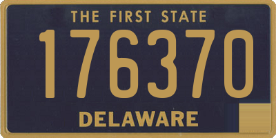 DE license plate 176370