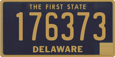 DE license plate 176373