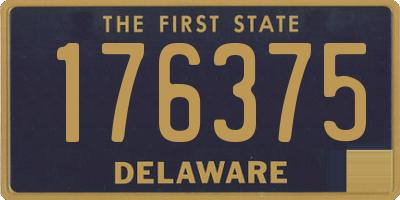 DE license plate 176375