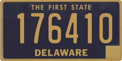 DE license plate 176410