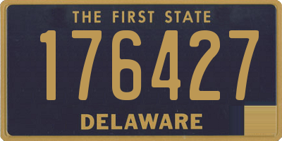 DE license plate 176427