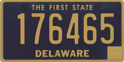 DE license plate 176465