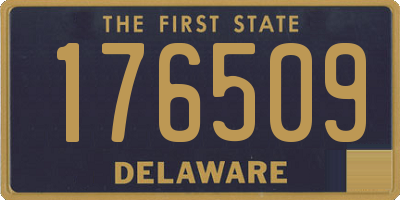 DE license plate 176509