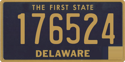 DE license plate 176524