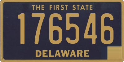 DE license plate 176546