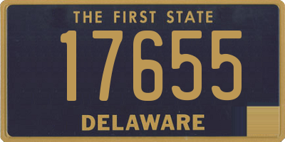 DE license plate 17655