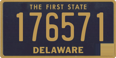 DE license plate 176571