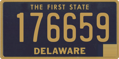 DE license plate 176659