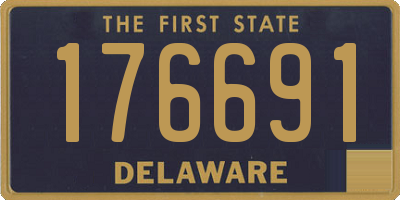 DE license plate 176691