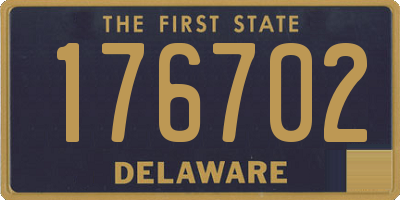 DE license plate 176702