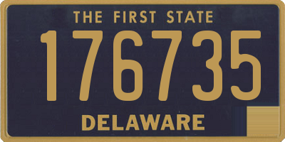 DE license plate 176735